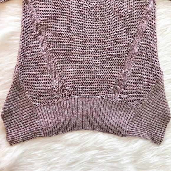 Willow & Clay Cold-Shoulder Mesh Knit Pullover Size S - Picture 6 of 8